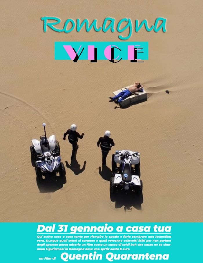 Man breaking quarantine Italy beach jokes